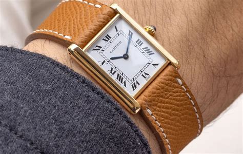 cartier tank wrist|cartier tank introduced.